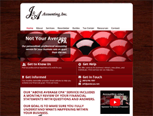 Tablet Screenshot of jandacpa.com
